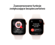 APPLE Watch Series 11 GPS 42mm Aluminiowa koperta (różowe złoto)/ Sportowy pasek (łagodny róż) - rozmiar S/M - 1362399 - zdjęcie 6